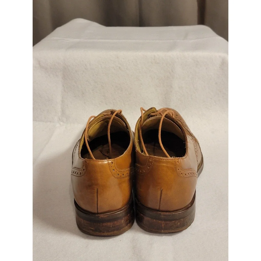 Men's Size 11 Cole Haan‎ Lace Up Dress Shoes. Light Brown.